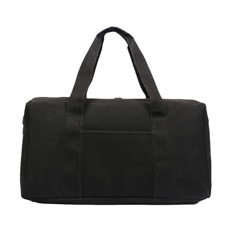 Canvas Holdall Bag – Men – Black – front