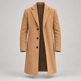 Long Single-Breasted Overcoat – Men