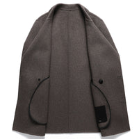 70% Wool Double-Faced Double-Breasted Coat – Men – Grey – inside