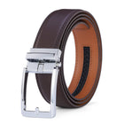 Brown Grain · Silver Buckle