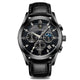 Black · Black Dial · Black Leather