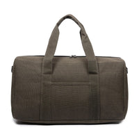 Canvas Holdall Bag – Men – Brown – front