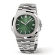 Steel · Green Dial