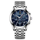 Silver · Blue Dial · Steel Bracelet
