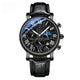 Gunmetal · Black Dial · Black Leather