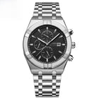 Silver · Black Dial