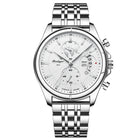 Silver · White Dial · Steel Bracelet