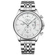 Silver · White Dial · Steel Bracelet