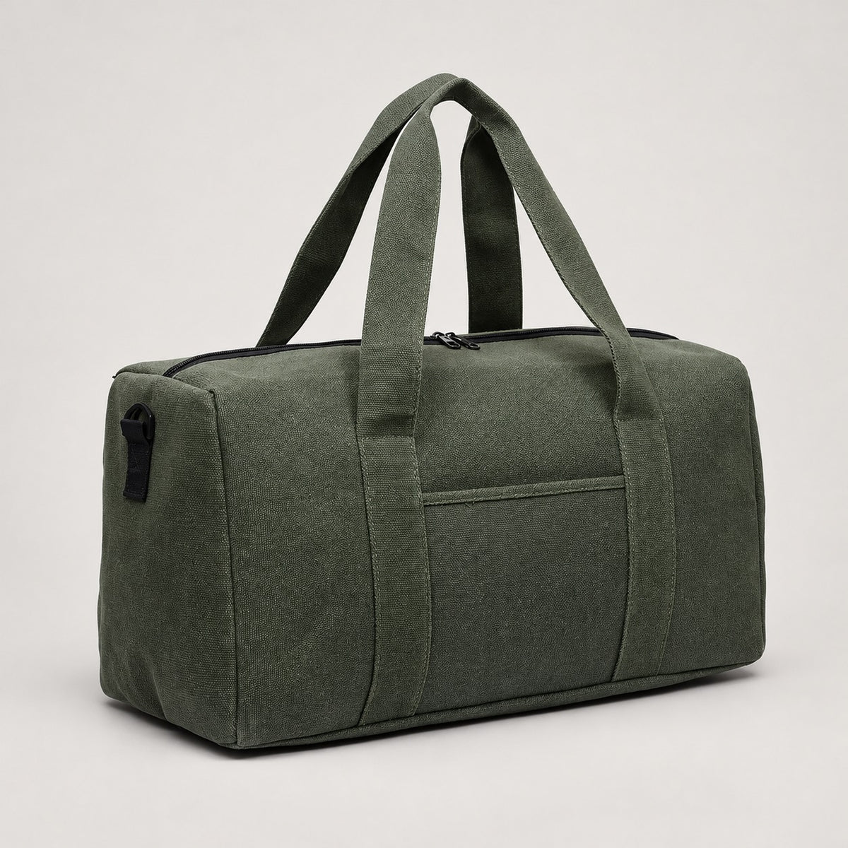 Canvas Holdall Bag – Men – Olive – front