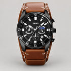 Black · Black Dial · Brown Cuff