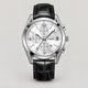 Silver · Silver Dial · Black Leather