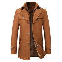 The Camel Coat — Old Money Winter Look – camel double-collar coat