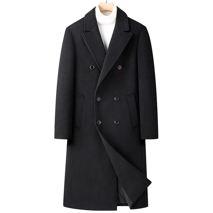 Manteau Croisé 30–50 % Laine – Homme