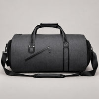 Garment Duffle Bag, Suit Carrier – Men – Charcoal – front