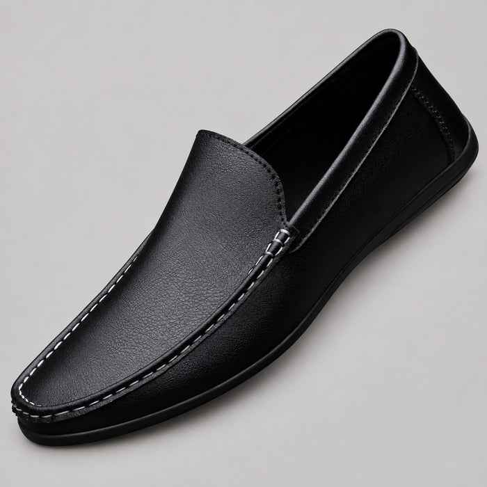 Leather-Look Driving Loafers – Men