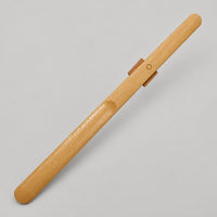 Long Beech Wood Shoehorn, 55 cm, Magnetic – Men – Beige – front