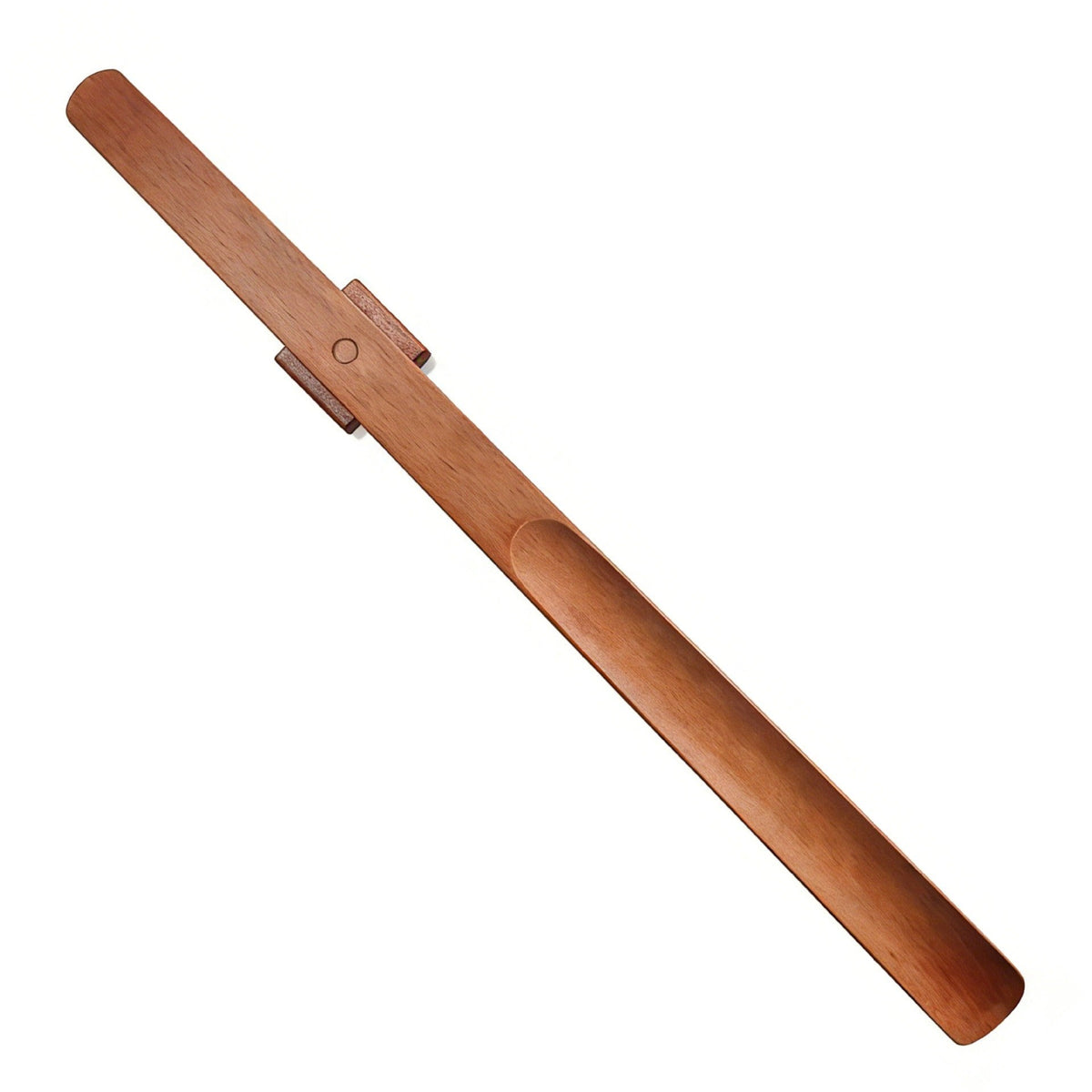 Long Beech Wood Shoehorn, 55 cm, Magnetic – Men – Tan – front