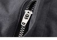 Pleated Straight-Leg Trousers, Soft Drape – Men – Grey – zip fly