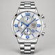 Silver · White Dial · Steel Bracelet