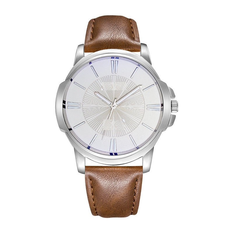 The Camel Coat — Old Money Winter Look – silver dress watch, brown strap