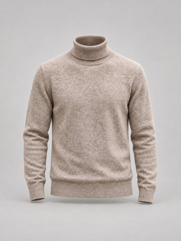 Wool Roll-Neck Sweater – Men – studio